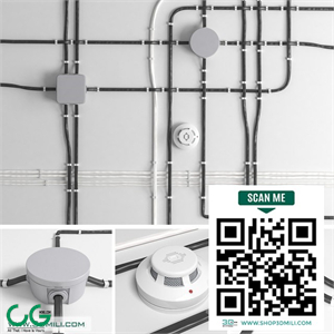 A set of wires for electrical wiring.